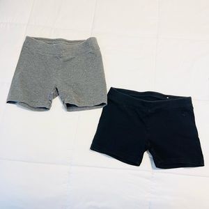 Justice Girl’s Black & Grey Short Set